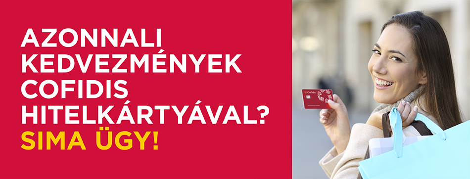 Cofidis Hitelkártya kedvezmények